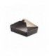 Caja de cartón negra con cierre 215x160mm H90mm 2 700ml