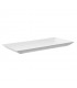 Plato rectangular de pulpa blanco "BioNchic" 180x90mm