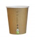 Gobelet carton PLA "Nature Cup" 120ml 62mm  H92mm