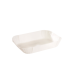 Oval white silicone paper baking case  300x235mm H45mm