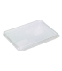 Envase rectangular PLA transparente con tapa bisagra 217x167mm H20mm 570ml