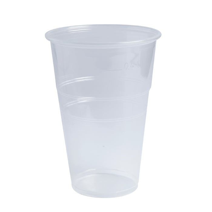 Vaso de postre de plástico PP transparente H135mm 400ml