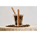 Espátula de café de harina de trigo comestible 110x15mm H5mm