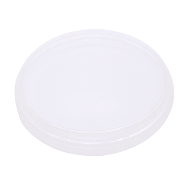 Tapa plana transparente PET Ø116mm - 500Uds