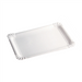 Plato rectangular de cartón blanco 200x130mm