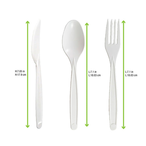 Kit 3/1 cubiertos PLA