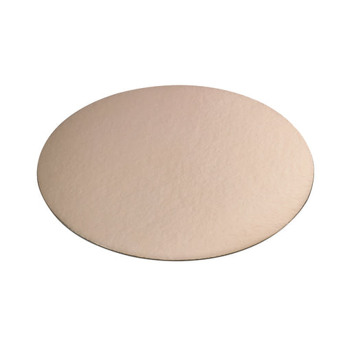 Rond carton double face or/noir