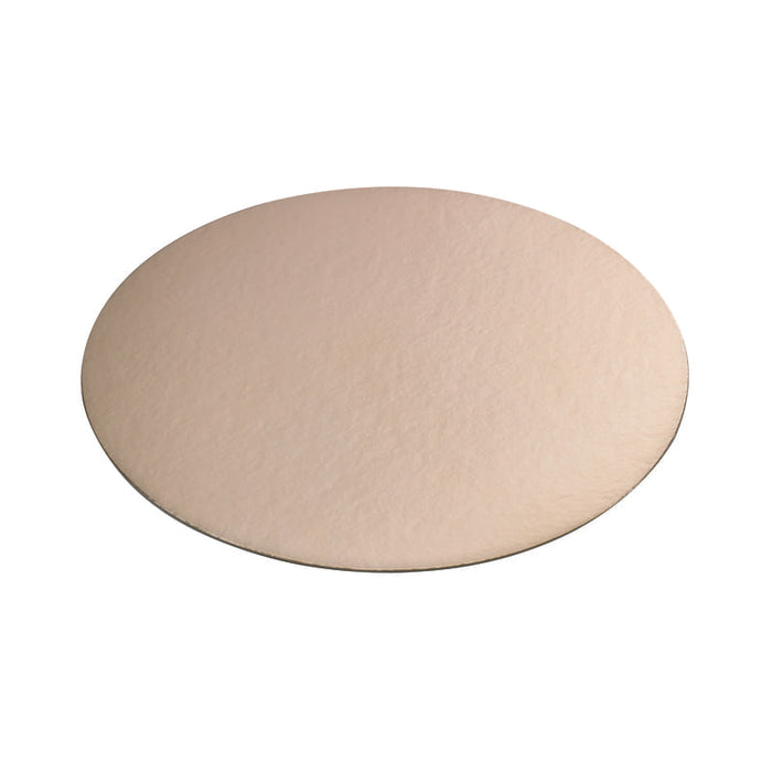Rond carton double face or/noir