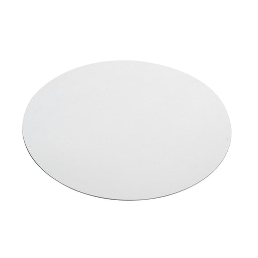 Rond carton double face or/noir