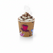 Bicchiere in cartone doppia parete decorazione "Tea Cup" H61mm 120ml
