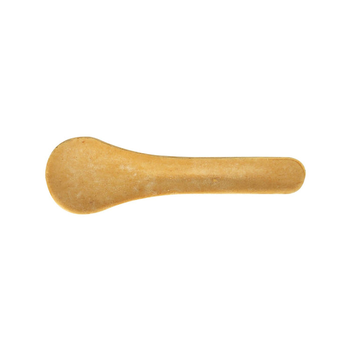 Cuchara de postre a base de harina de trigo comestible 110x33mm H5mm