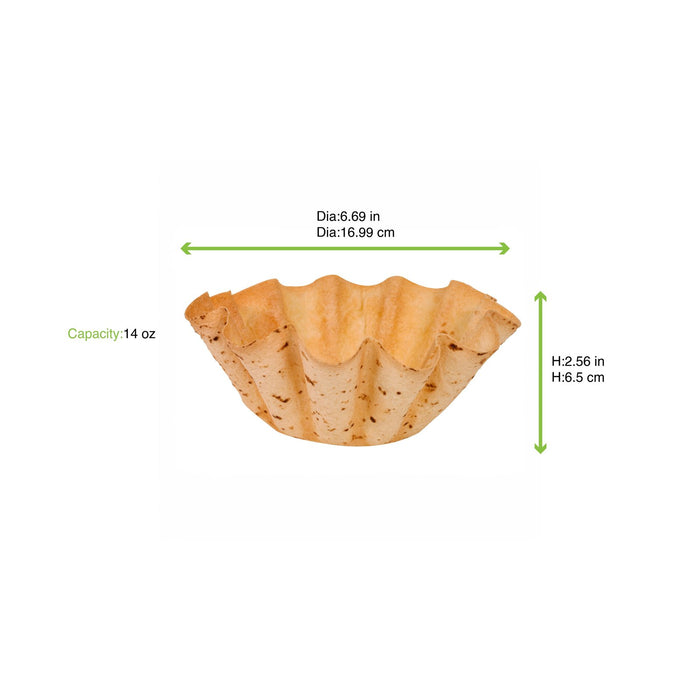 Cuenco comestible Eddy, de harina de trigo H65mm 400ml