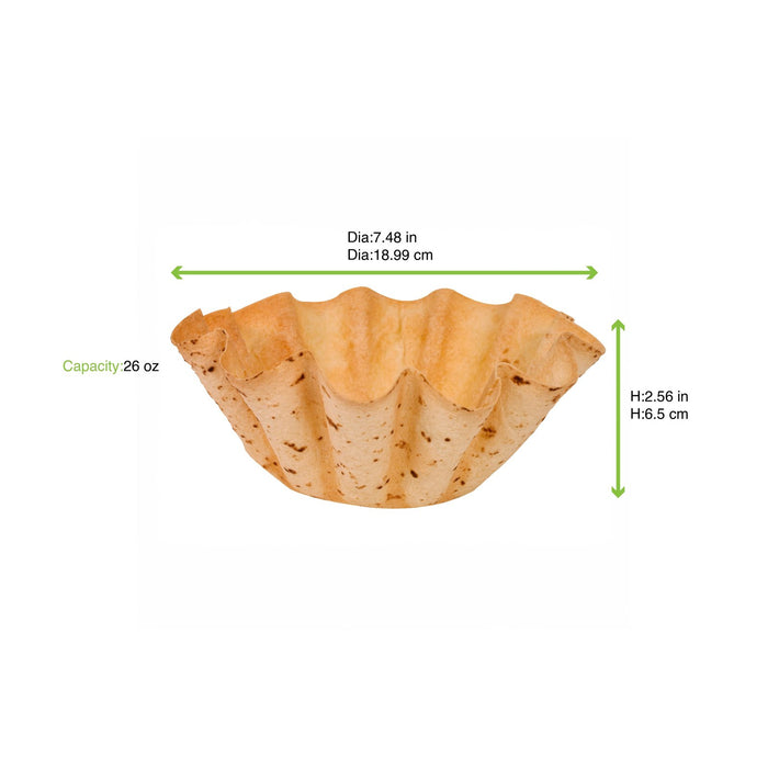 Cuenco comestible Eddy, de harina de trigo H65mm 750ml