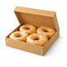 Caja pastelera de cartón kraft 320x320mm H50mm