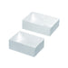 Caja pastelera blanca sin tapa 200x130mm H50mm