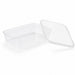 Caja rectangular PP con tapa. 173x120mm H50mm 650ml