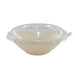 Tapa plana transparente de plástico PET