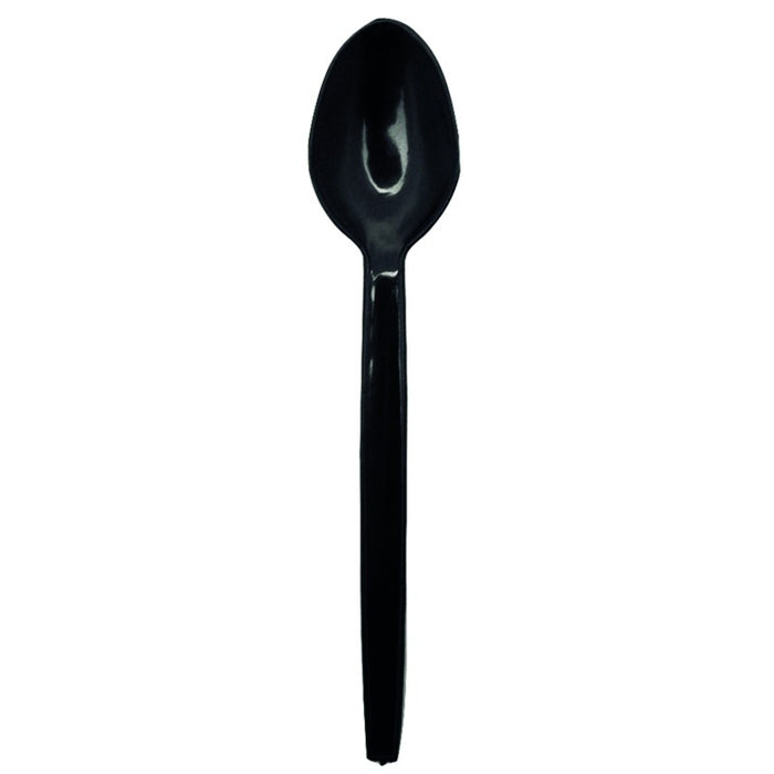 Cuchara negra para café 120x25mm