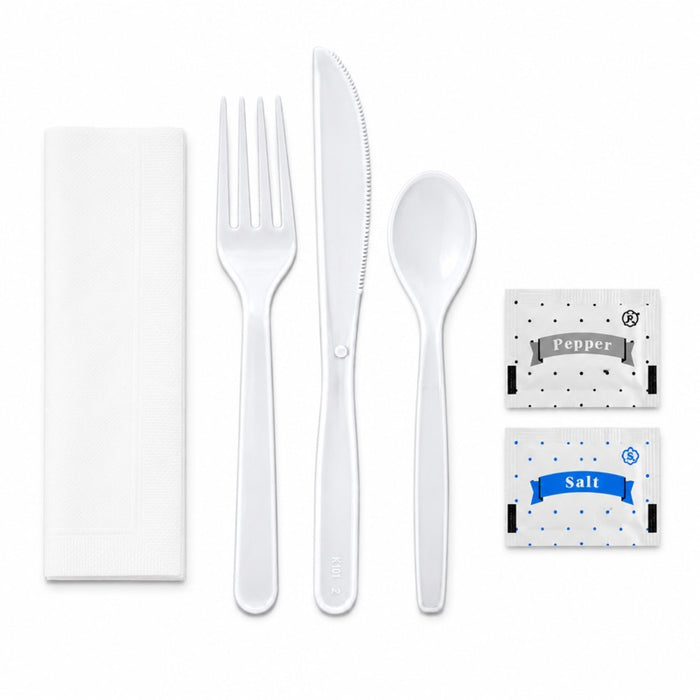White classic cutlery sets 6/1.