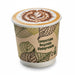 Vaso de cartón kraft con decoración de hojas de doble pared con laminado PLA H60mm 120ml