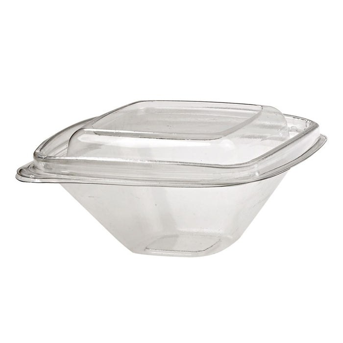 Ensaladera RPET + tapa 130x130mm 240ml