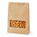 Bolsa Bloomer kraft con ventana PE 150x75mm H220mm