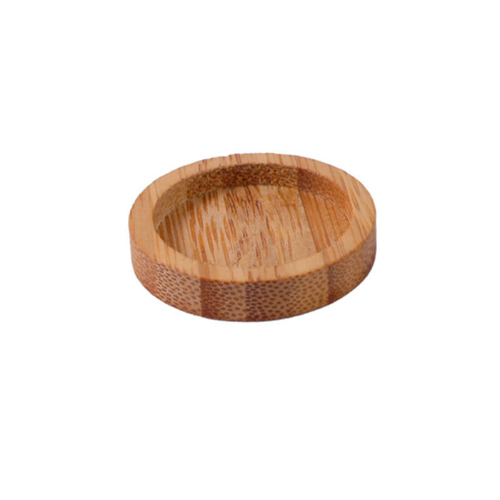 Mini plato redondo de bambú Cheng Color Natural Ø50mm - 144Uds