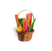 Mini cesta de mimbre con mango CHIANG Ø60mm A100mm - 300Uds