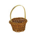 Mini cesta de mimbre con mango CHIANG Ø60mm A100mm - 300Uds