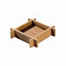 Mini bandeja de degustación de bambú cuadrada Hanako 120x120mm A24mm - 200Uds