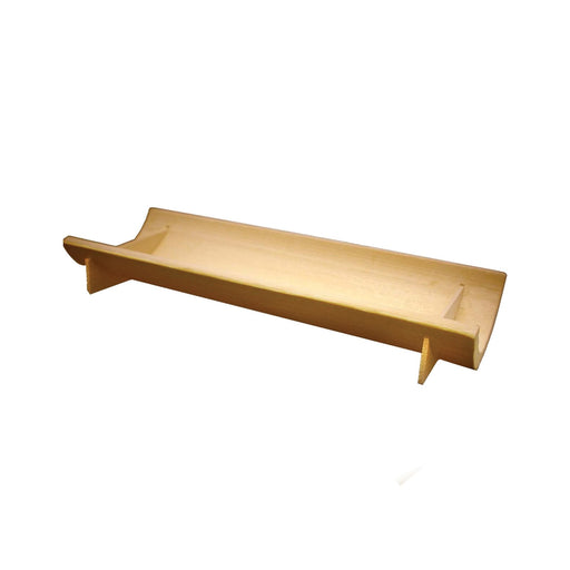 Plato de degustación semi tubular de bambú KOSHU 150x60mm A23mm - 200Uds