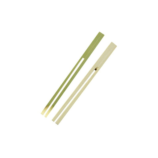 Pincho de bambú Langaku doble ramificado grande A100mm - 2000Uds