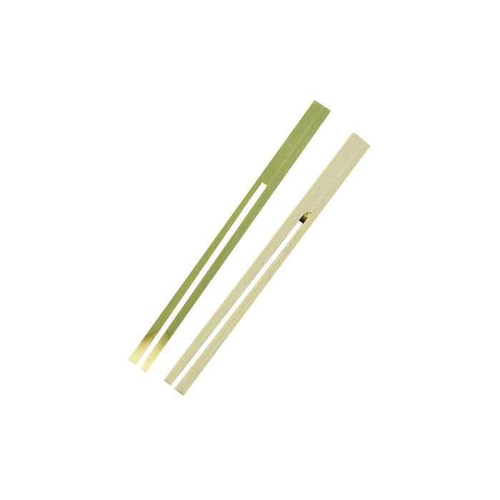 Pincho de bambú Langaku doble ramificado grande A100mm - 2000Uds