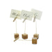Soporte de bambú con clip para tarjetas "Nak" 25x25mm H120mm - 144Uds