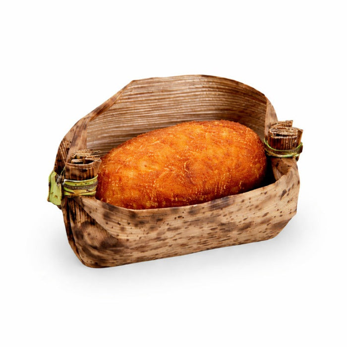 Cesta oval de hoja de bambú MITO 44ml 70x20mm A20mm - 500Uds