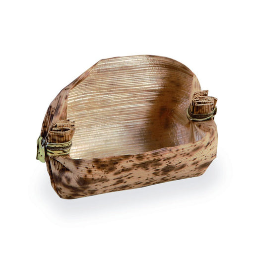 Cesta oval de hoja de bambú MITO 44ml 70x20mm A20mm - 500Uds