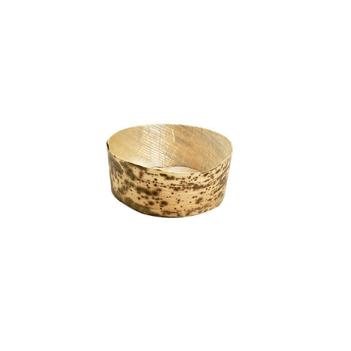 Cesta redonda de hoja de bambú ANNO 80ml Ø70mm A28mm - 1000Uds