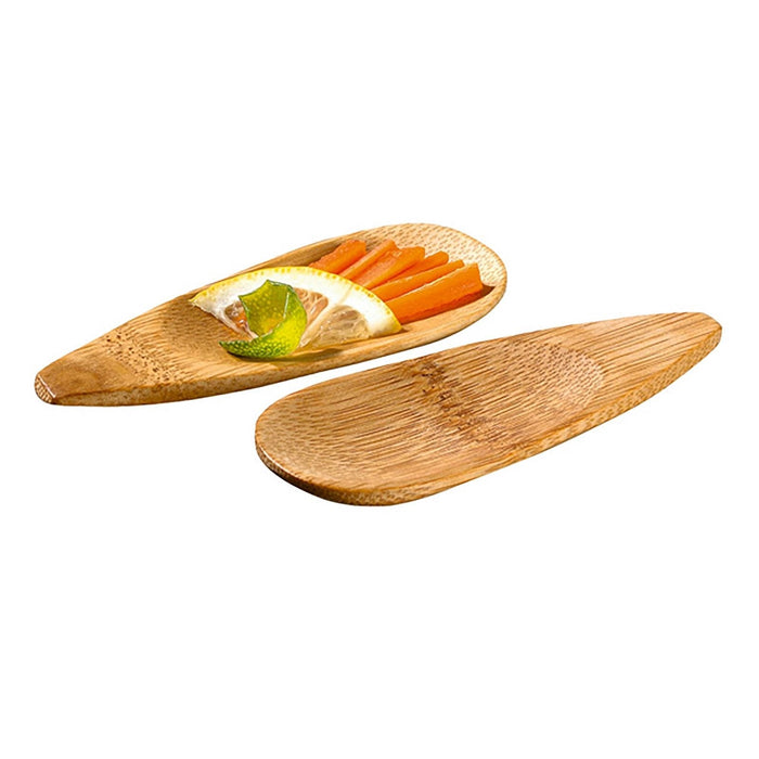 Cuchara de degustación de bambú PATTAYA 100x40mm - 144Uds