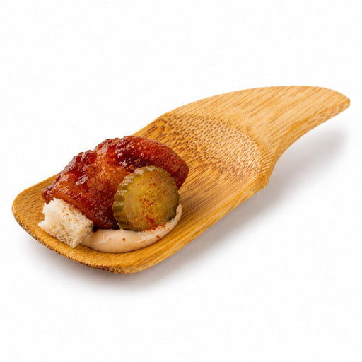 Cuchara de degustación de bambú PHUKET 100x40mm - 144Uds
