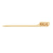 Pincho de bambú Teppo Gushi con inscripción Halal 90mm - 1000Uds