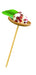 Pincho de bambú Thani acabada en punta con base redonda A93mm - 144Uds