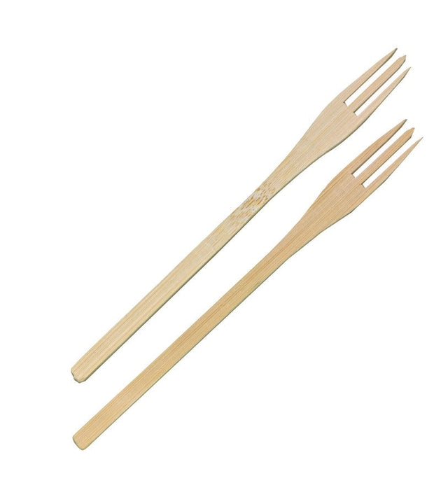 Trident Tenedor de bambú 140mm - 500Uds