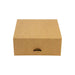 Caja de pastelería de cartón kraft 140x140mm H60mm - 50Uds