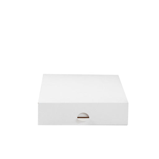 Caja pastelera de cartón blanca 180x180mm A50mm - 50Uds