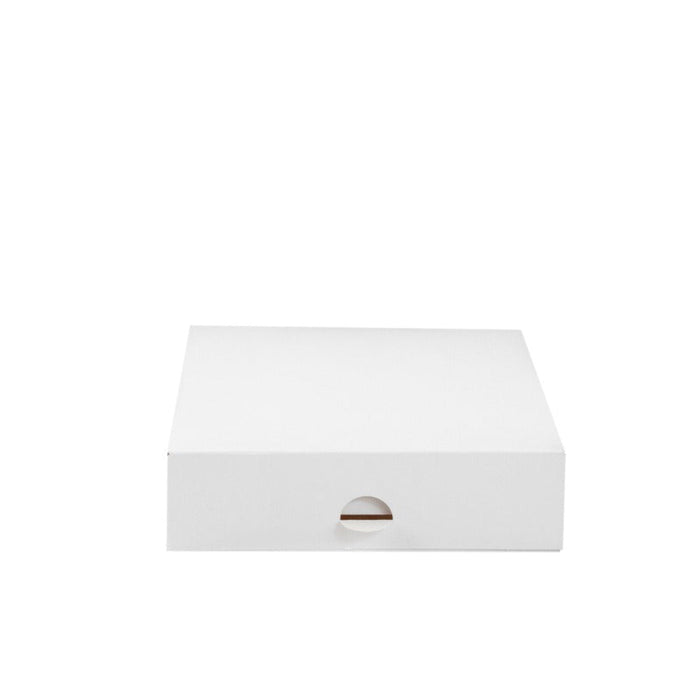 Caja pastelera de cartón blanca 180x180mm A50mm - 50Uds