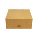 Caja pastelera de cartón kraft 180x180mm A80mm - 50Uds