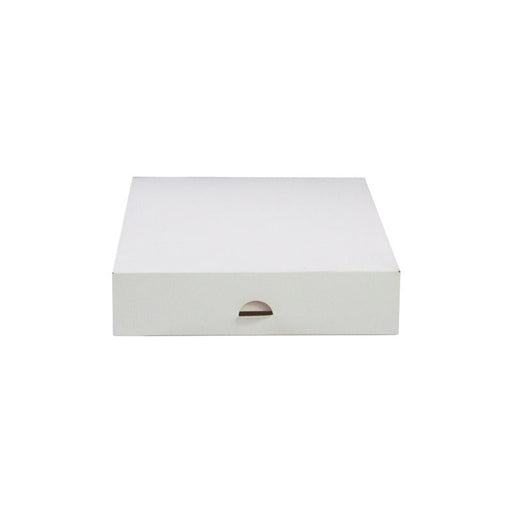 Caja pastelera de cartón blanca 200x200mm A50mm - 50Uds