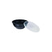 Bol negro redondo PP con tapa transparente 200ml Ø92mm A59mm - 500Uds