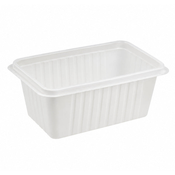 Bandeja PP apta microondas 1400ml 192x137mm A86mm - 600Uds