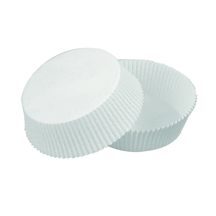 Cápsula de papel de horno blanco siliconado H36mm - 100Uds